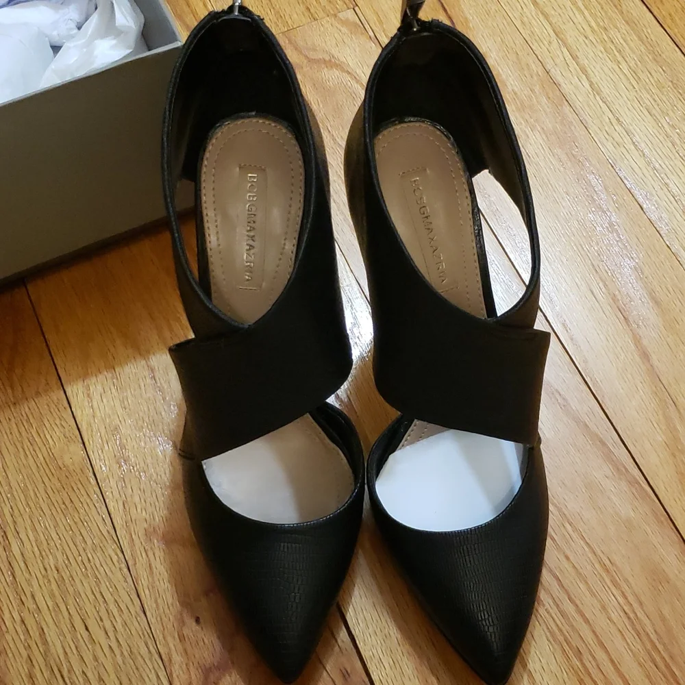 BCBG MAXAZRIA Platform Pump 8.5 Black - Picture 3 of 6